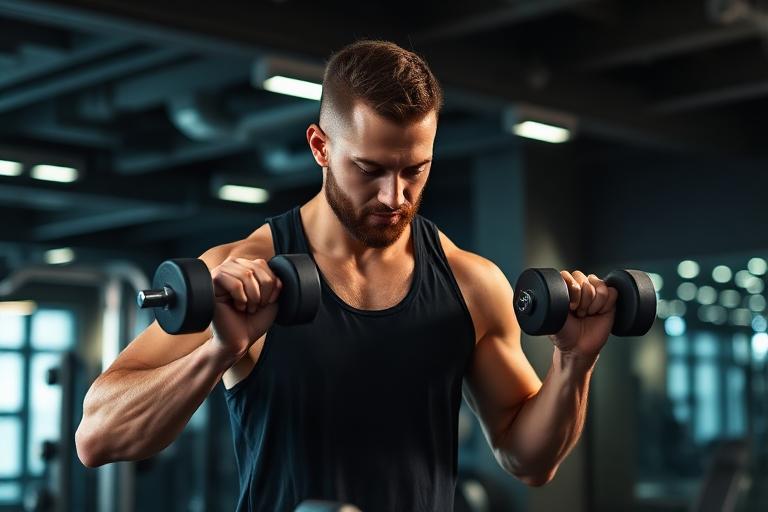 Workout routine in Thailand (Gym sessie)
